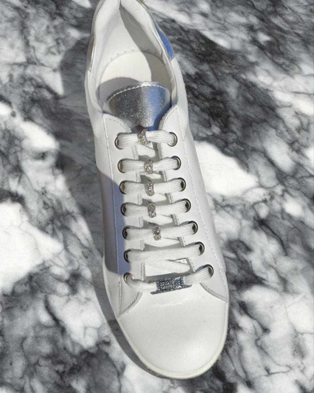 Rhinestone Charms Silver