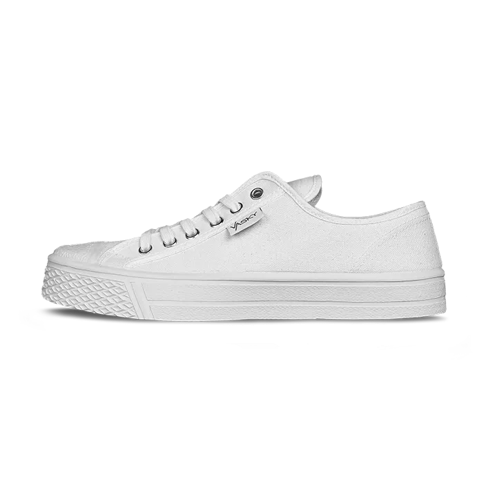 Canvas Sneaker White Vasky
