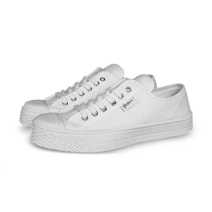 Canvas Sneaker White Vasky