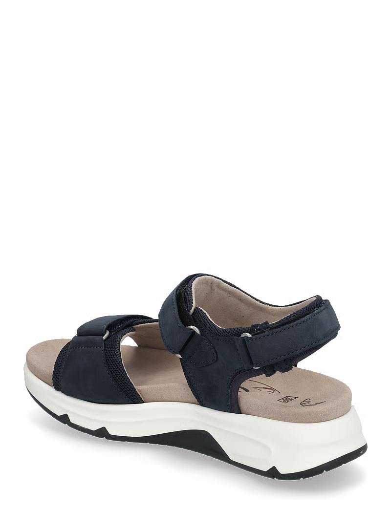 Navyblå Gabor komfortsandaler med udtagelig sål