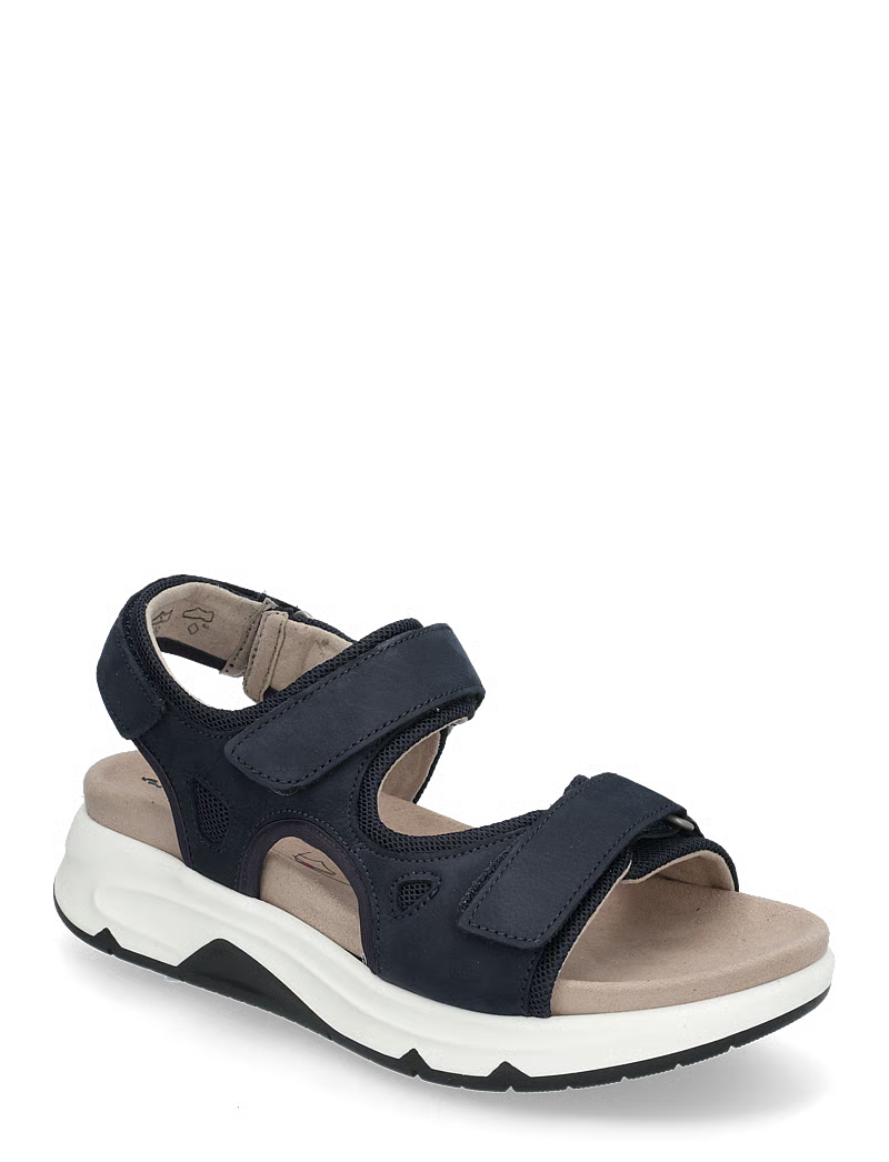 Navyblå Gabor komfortsandaler med udtagelig sål