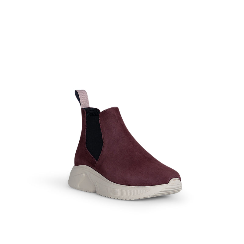 Zarah sneaker boot burgundy roccamore