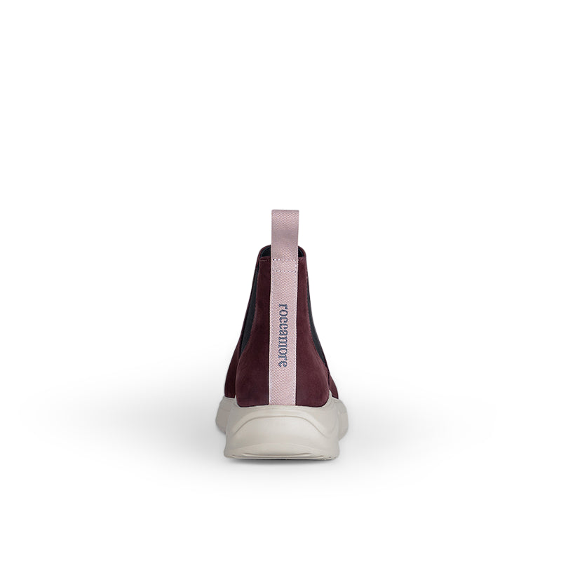 Zarah sneaker boot burgundy roccamore