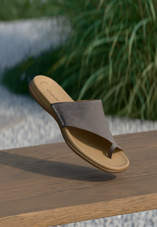 Gabor Slip In Sandal Fumo