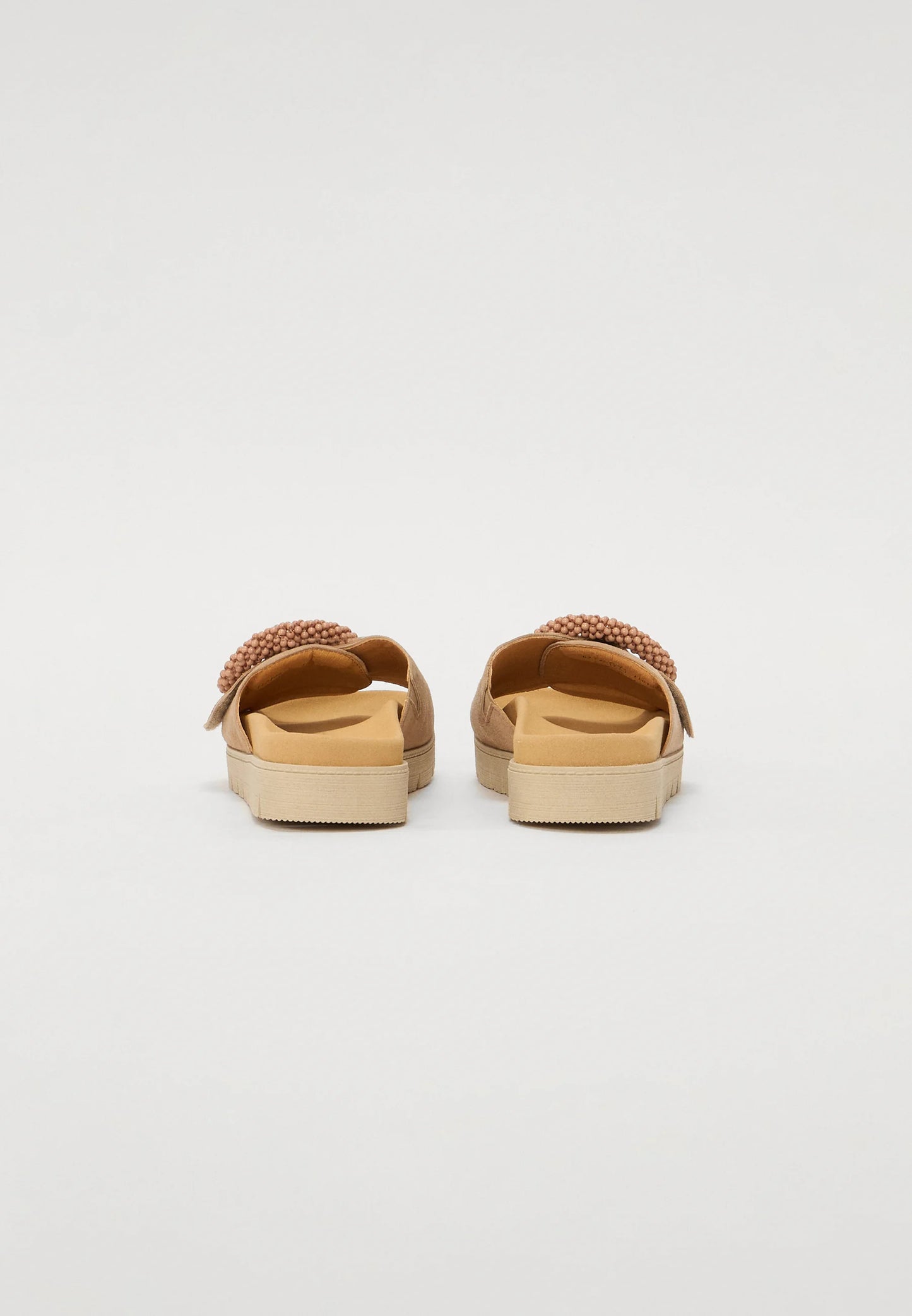 Caramel ruskind mule hjemmesko & sandaler Gabor