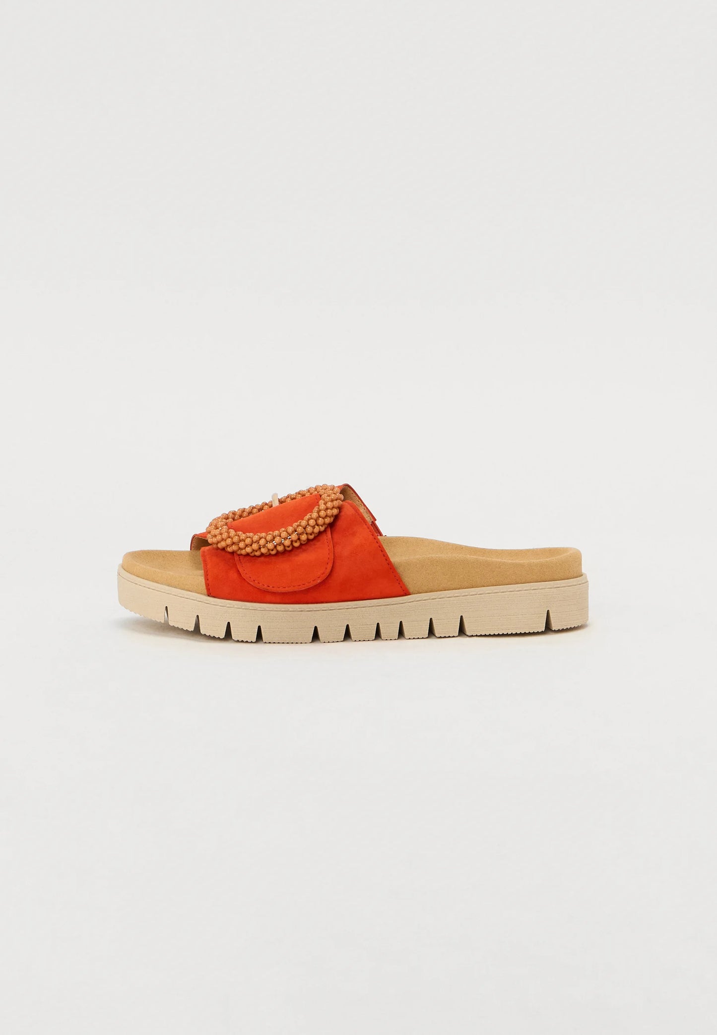 Orange ruskind mule Hjemmesko & Sandaler Gabor