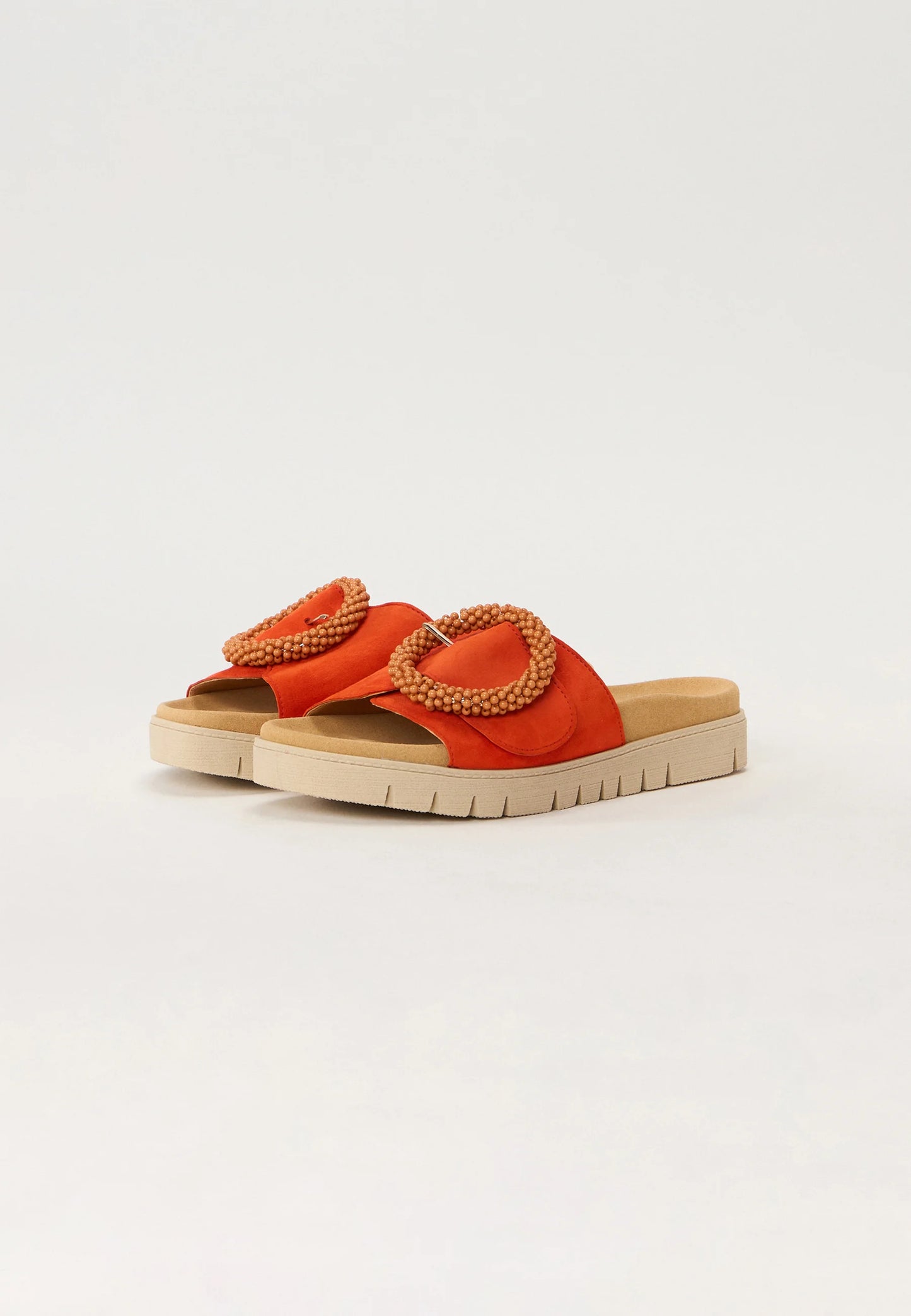 Orange ruskind mule Hjemmesko & Sandaler Gabor
