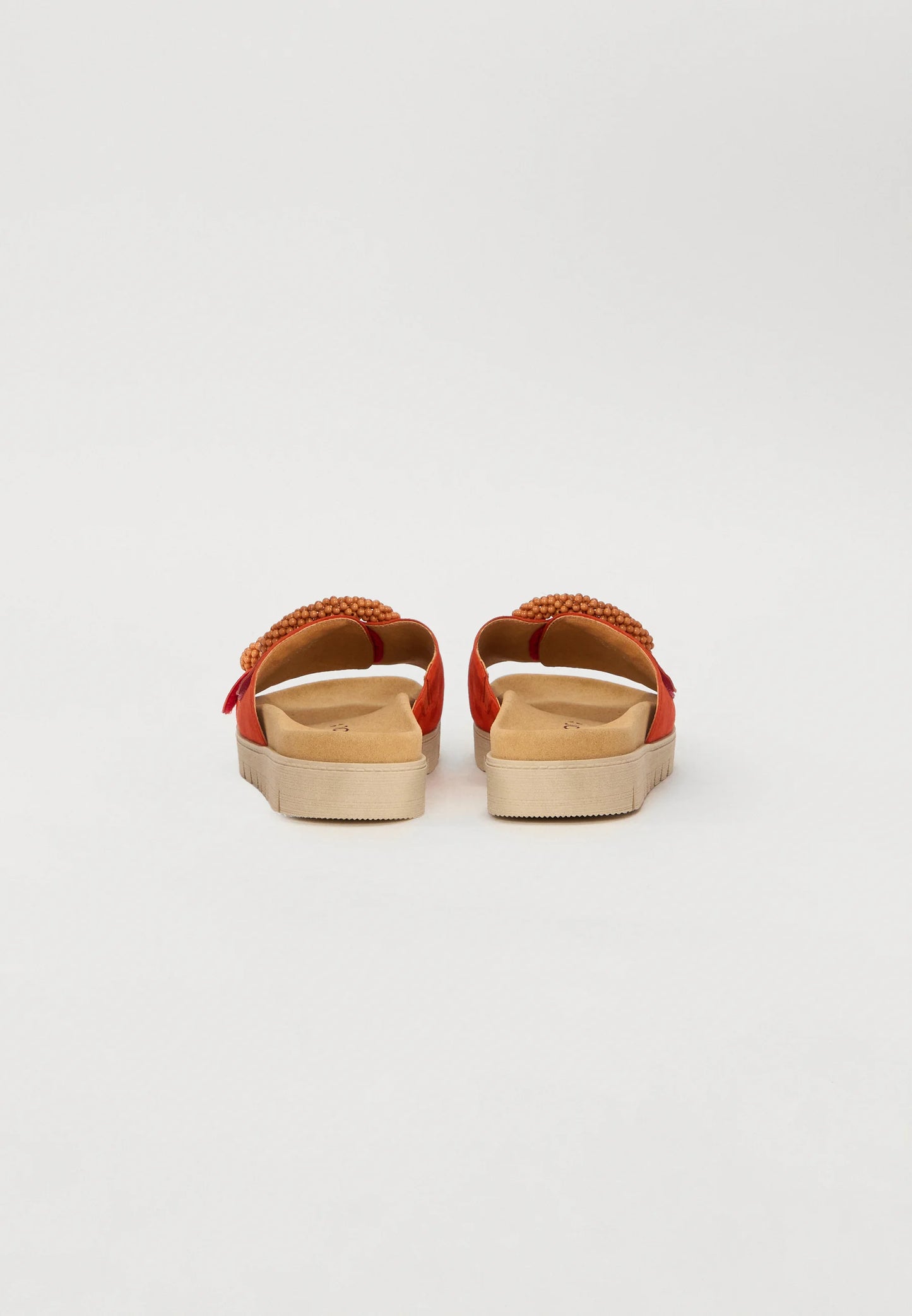 Orange ruskind mule Hjemmesko & Sandaler Gabor