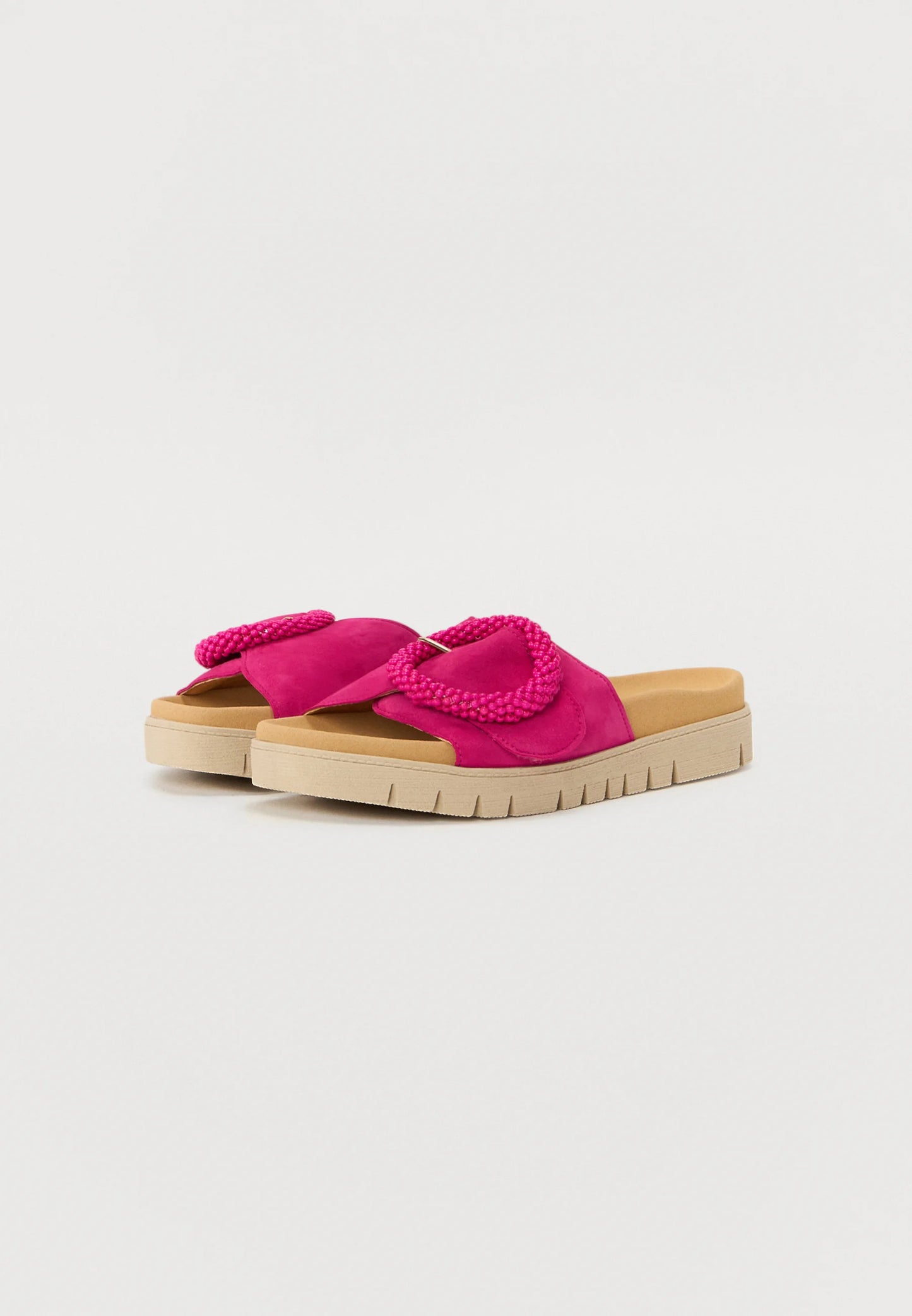 Pink ruskind mule Hjemmesko & Sandaler Gabor