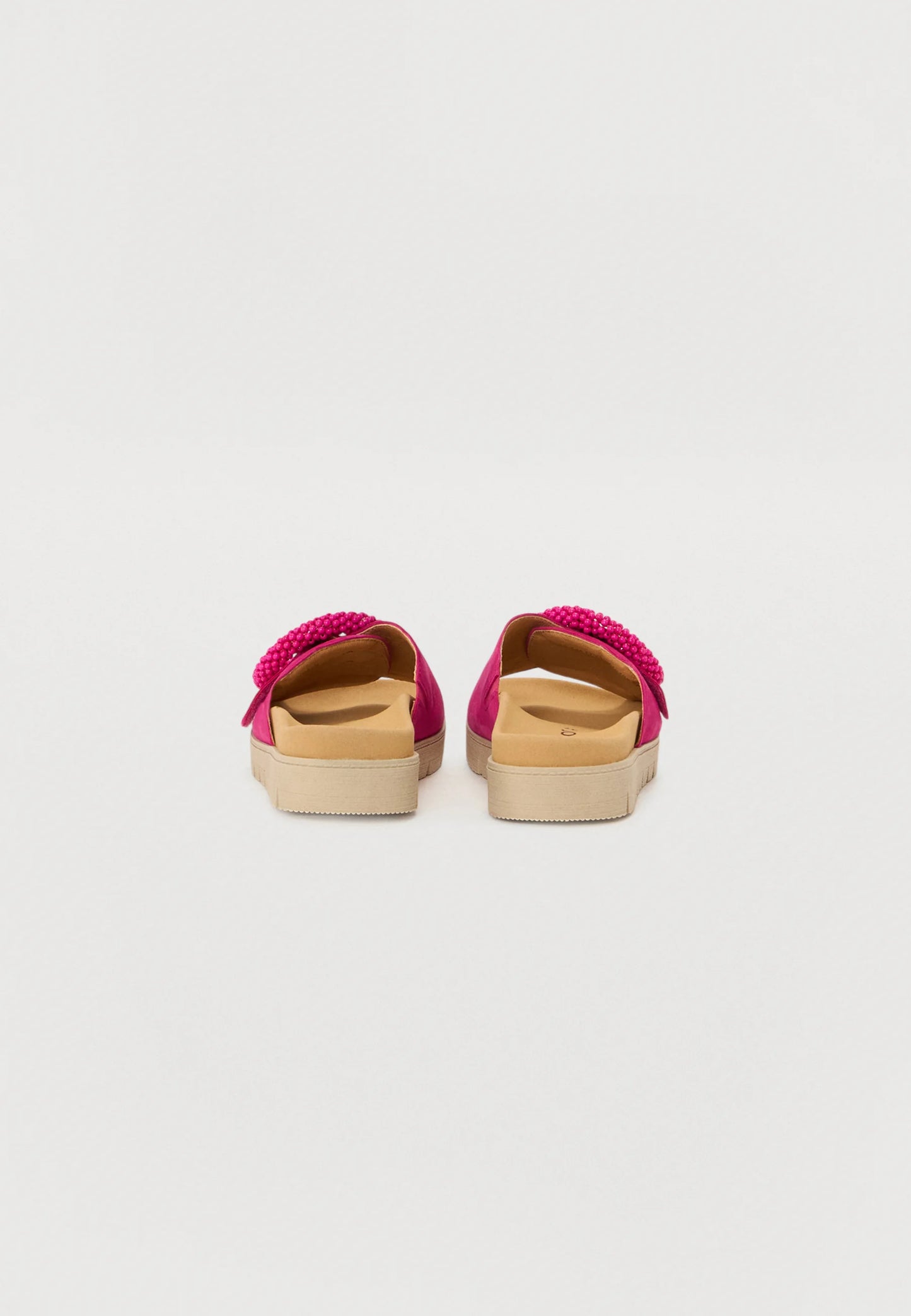 Pink ruskind mule Hjemmesko & Sandaler Gabor