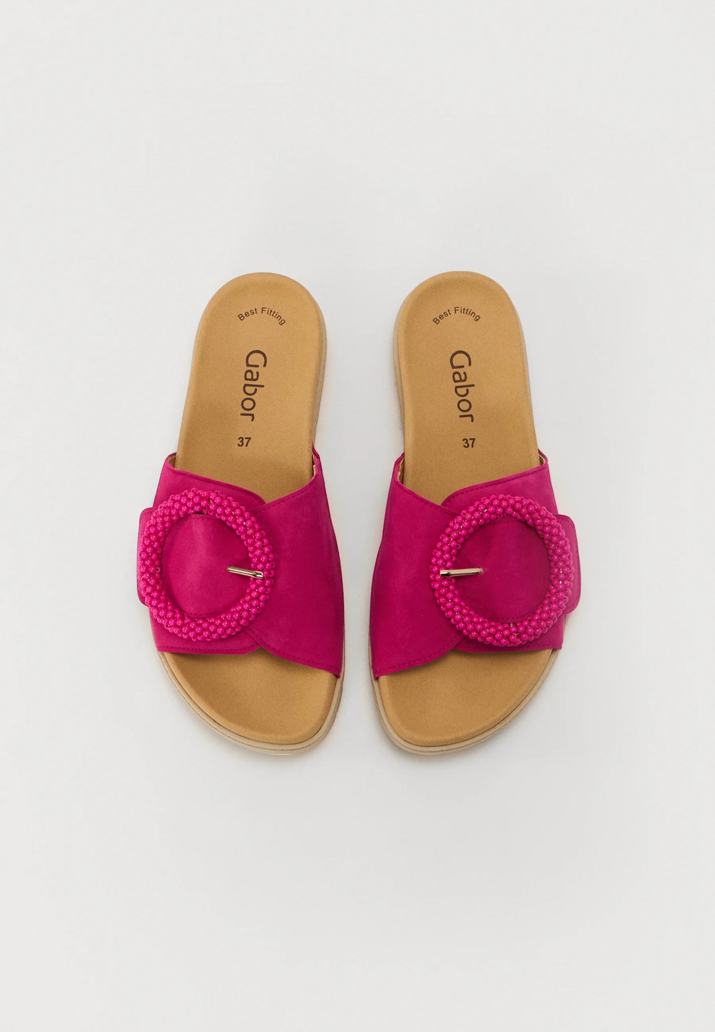 Pink ruskind mule Hjemmesko & Sandaler Gabor