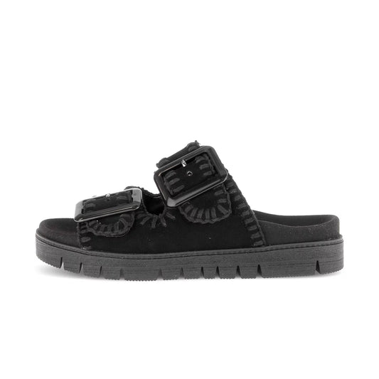 Sorte Slip In Sandaler Gabor